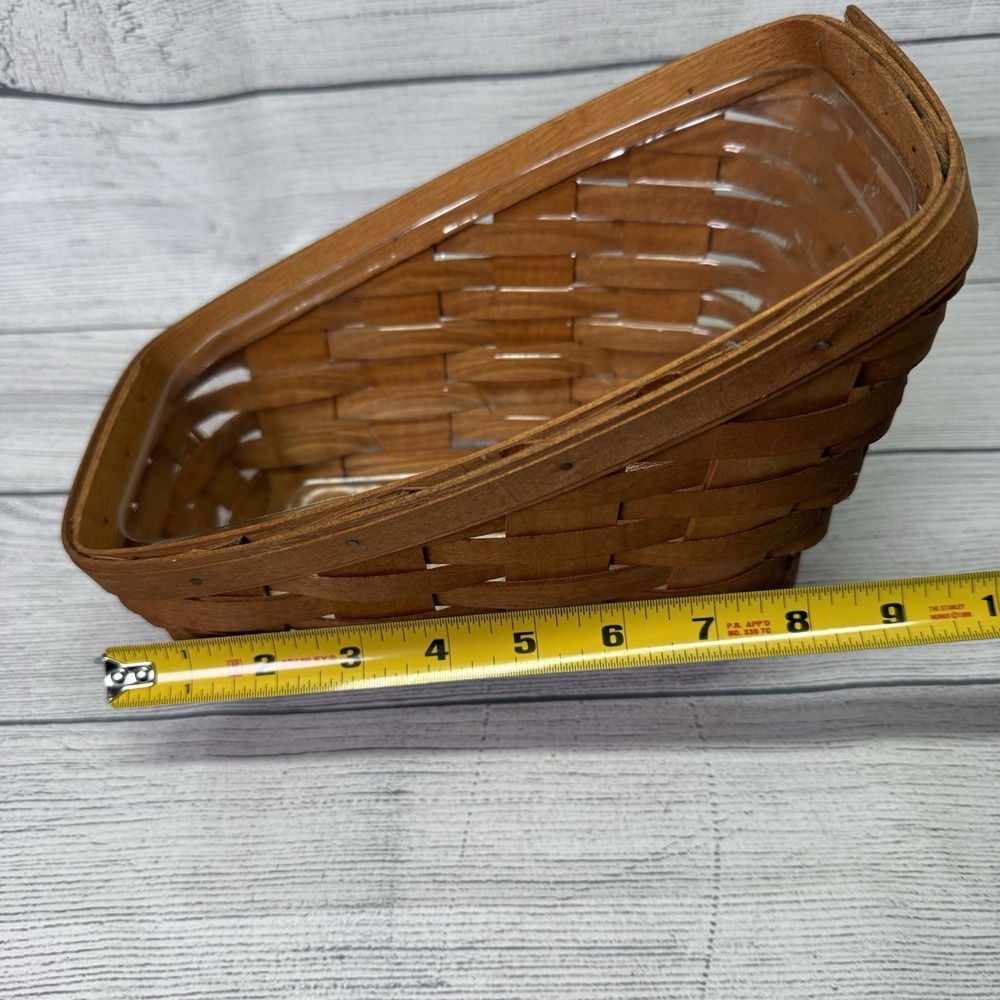 Longaberger 1994 Small Vegetable Basket - Basket and Protector - Picture 12 of 12